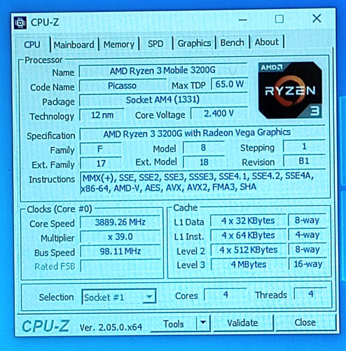 Yd3200c5m4mfh amd cpu ryzen - ryzen, 3