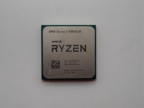 Amd ryzen 5800x3d core - 7,