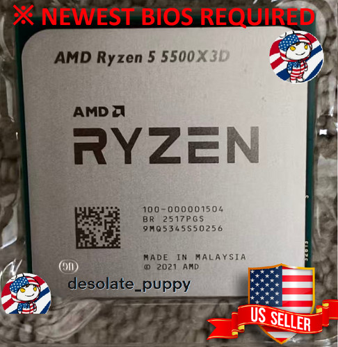 Amd ryzen 5500x3d - amd,