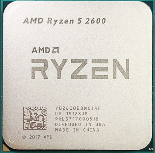 Amd cpu ryzen 2600 - cpu,