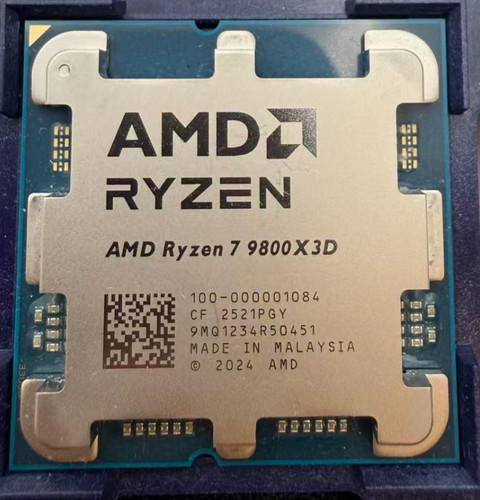 Amd ryzen 9800x3d core - 7, 8-core