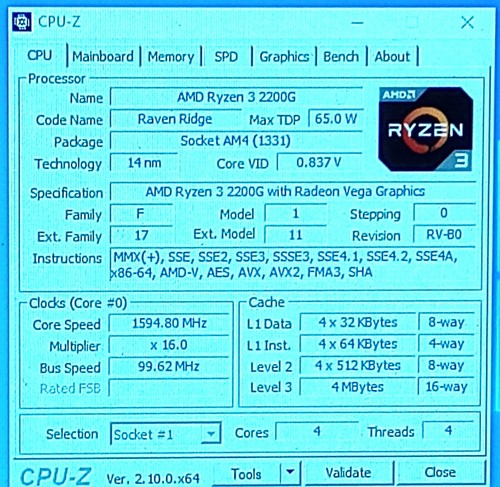 Amd cpu ryzen - ryzen, 2200g